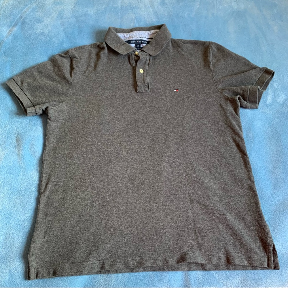 Tommy Hilfiger Polo Shirt sizeL/G grey